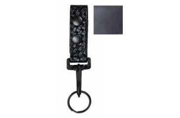 Image of TUFF Products Key Strap/Belt Keeper w/ Double Snap, Black Plain, O/S 7120-BPB