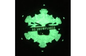 Image of TUFF Products No Snowflakes Patch, Blue/White, 3 in, P-Snowflake