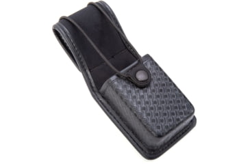 Image of TUFF Products Slide-On Universal Radio Case, Black Basketweave, Fits Most Radios 7719-BWB