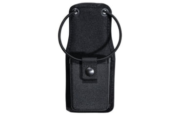 Image of TUFF Products Slide-On Universal Radio Case, Black Nylon, Swivel Mount, Fits Most Radios 7719MS-NYB