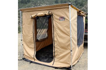 Image of Tuff Stuff Overland Awning Camp Shelter Room w/ PVC Floor, 280G Material, 6.5 x 8 ft, Sand, NSN N, TS-AWN-CSR-280G