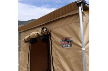 Image of Tuff Stuff Overland Awning Camp Shelter Room w/ PVC Floor, 280G Material, 6.5 x 8 ft, Sand, NSN N, TS-AWN-CSR-280G