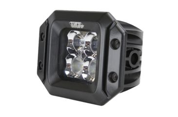 Image of Tuff Stuff Overland LED Cube Flush Mount Back-up Light, 2x2 inch, 20 Watt, 1860 Lumens, Black, NSN N, TS-LED-2X2-FM-FBSB-20