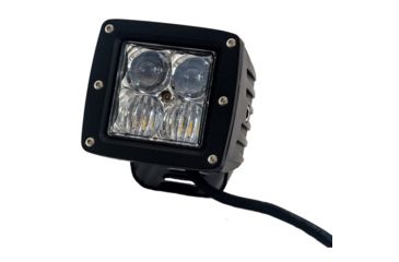Image of Tuff Stuff Overland LED Cube Spotlight, 2x2 inch, Flood/Spot Beam, 20 Watt, 1860 Lumens, Black, NSN N, TS-LED-2X2-FBSB-20