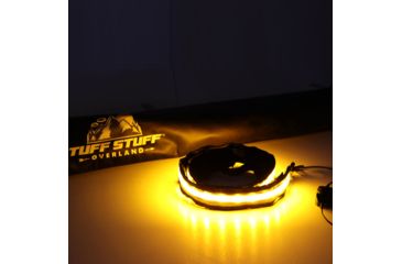 Image of Tuff Stuff Overland LED Light Strip for Rooftop Tent, 12V, Amber/White, NSN N, TS-LED-TL-12V-AW