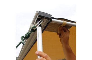 Image of Tuff Stuff Overland Roof Top Awning, 170G, 4.5 x 6 ft, Sand Tent/Black Cover, NSN N, TS-AWN-RT-4.5