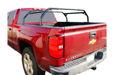 Image of Tuff Stuff Overland Roof Top Tent Truck Bed Rack, Adjustable, Powder Coated, 60 Inch, Black, NSN N, TS-UBR-PDR-60