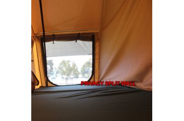 Image of Tuff Stuff Overland Rooftop Tent &amp; Annex Room 5 Person Elite Overland, Sand Tent/Black Cover, NSN N, TS-RTT-ANX-ELT