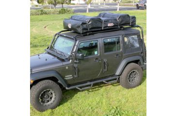 Image of Tuff Stuff Overland Rooftop Tent &amp; Annex Room 5 Person Elite Overland, Sand Tent/Black Cover, NSN N, TS-RTT-ANX-ELT