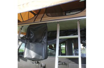 Image of Tuff Stuff Overland Rooftop Tent &amp; Annex Room 5 Person Elite Overland, Sand Tent/Black Cover, NSN N, TS-RTT-ANX-ELT