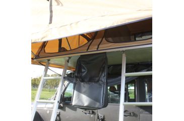 Image of Tuff Stuff Overland Shoe Storage Bag for Roof Top Tents Stuff Overland, Gray/Black, NSN N, TS-SBAG-SHOE