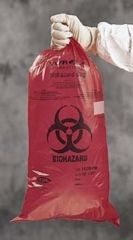 Image of Tufpak Autoclavable Polypropylene Biohazard Bags, 2 mil 14220-092 Printed Bags