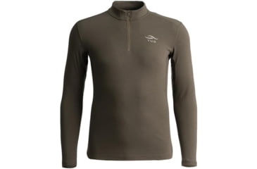 Image of Tuo Cutlery TUO Kinetic Merino 250 1/4 Zip Shirt -Men's, Large, Deadfall, 1409379