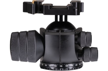 Image of Two Vets Tripods Inc 44MM Dual Tension Ballhead w/Arcalock Dual Clamp, Arca Swiss and Picatinny, Black, 3in, 850044845279