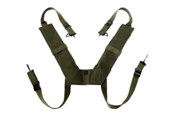 Image of U.S. Spec Canvas M1956 Combat Suspenders, OD Green, RODM1956SUSOP