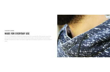 Image of UARM AH Armored Hoodie, Type IIA Threat Level, Grey, S, AHSG-SAAHS2A