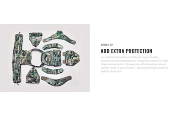 Image of UARM FPC Featherweight Plate Carrier, Pocket Cummerbund, Multicam, S, FPCSM-ACLPCSM