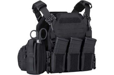 Image of UARM FPC Featherweight Plate Carrier, Skeletal Cummerbund, Black, S, FPCSB-SCFRPCSB