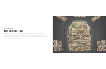 Image of UARM FRPC Fast Response Plate Carrier, Black, Extra Large, FRPCMBF-XL