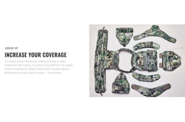 Image of UARM GAM Groin Armor Module, Type IIA Threat Level, Multicam, GAMM-SAGAM2A