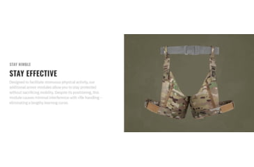 Image of UARM ITAM Inner Thigh Armor Module, Type II Threat Level, Multicam, SAITAM2-ITAMM