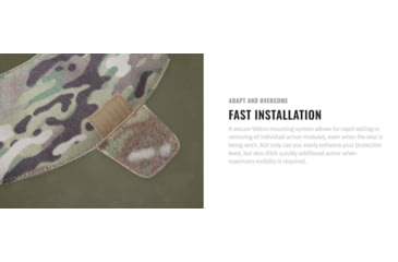 Image of UARM NAM Neck Armor Module, Type IIA Threat Level, Multicam, NAMM-SANAM2A