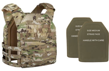 Image of UARM RPC Robust Plate Carrier, Multicam, Medium, w/ 2 SA3U Level III+ UHMWPE SAPI Armor Plates