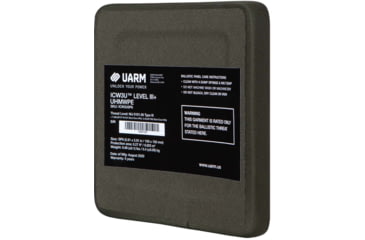 Image of UARM SA3AUSP Level IIIA+ UHMWPE Side Armor Plate, 6X6, SA3AUSP62