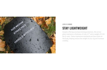 Image of UARM SA3B Level III++ Boron Carbide SAPI Armor Plate, S, SA3BS