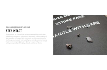 Image of UARM SA3B Level III++ Boron Carbide SAPI Armor Plate, S, SA3BS