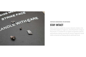 Image of UARM SA3BSP Level III++ Boron Carbide Side Armor Plate, 6X6, SA3BSP62