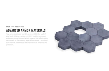 Image of UARM SA4B Level IV+ Boron Carbide SAPI Armor Plate, S, SA4BS