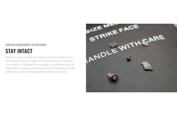 Image of UARM SA4B Level IV+ Boron Carbide SAPI Armor Plate, S, SA4BS