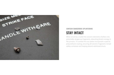 Image of UARM SA4SSP Level IV+ Silicon Carbide Side Armor Plate, 6X8, SA4SSP82