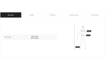 Image of UARM SASP Soft Armor Sample Pad UHMWPE, Type IIA Threat Level, SASP2A