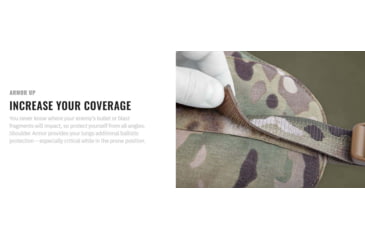 Image of UARM SBAM Shoulder and Biceps Armor Module, Type IIA Threat Level, Multicam, SASBAM2A-SBAMM