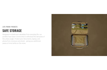 Image of UARM TLB Tactical Laptop Bag, Coyote, TCLC