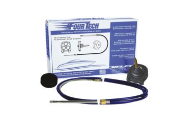Image of Uflex USA 13' Mach Rotary Steering System w/Helm, Bezel &amp; Cable Fourtech 64051