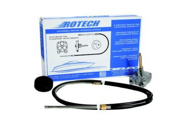 Image of Uflex USA Rotech 12' Rotary Steering Package - Cable, Bezel, Helm 35947