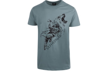 Image of Ulfhednar Wolf &amp; Viking T-Shirt - Mens, Grey, Medium, UH903-M
