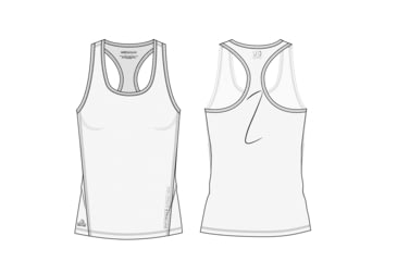 Image of Ultimate Direction Cumulus Racerback Tank W - Womens, White, XL, 83481924WH-XL