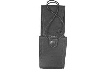 Image of Uncle Mike's Laminated Radio Case, 1.375x2.75x3.375in for Motorola MTX - Swivel Belt Loop, Kodra Black 8898-4