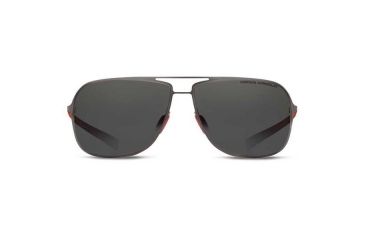 Image of Under Armour Alloy, Satin Gunmetal Frame w/Red Rubber, Gray Lens, U8600056-916101