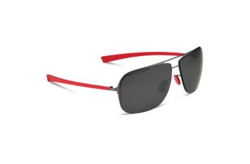 Image of Under Armour Alloy, Satin Gunmetal Frame w/Red Rubber, Gray Lens, U8600056-916101