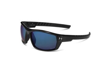 Image of Under Armour Ranger Storm,Black w/Black Rubber,Gray Polarized, Blue ML, U8630061-000068