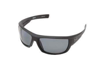 Image of Under Armour Rumble Storm, Black w/Black Rubber, Gray Polarized Lens, U8630032-010108