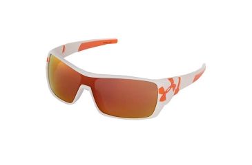 Image of Under Armour Trick, White w/Shiny Orange Hinge/Tip, Gray w/Orange ML, U8600063-118041
