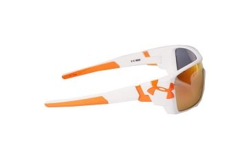 Image of Under Armour Trick, White w/Shiny Orange Hinge/Tip, Gray w/Orange ML, U8600063-118041