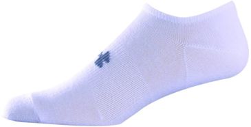 Image of Under Armour 9-11 UAW No Show Liner 4 Pk U310-WHT-MD