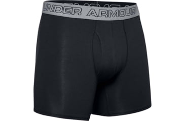 Image of Under Armour Charged Cotton 6inch 3 Pk, Black/grey Band - 12772790013XL